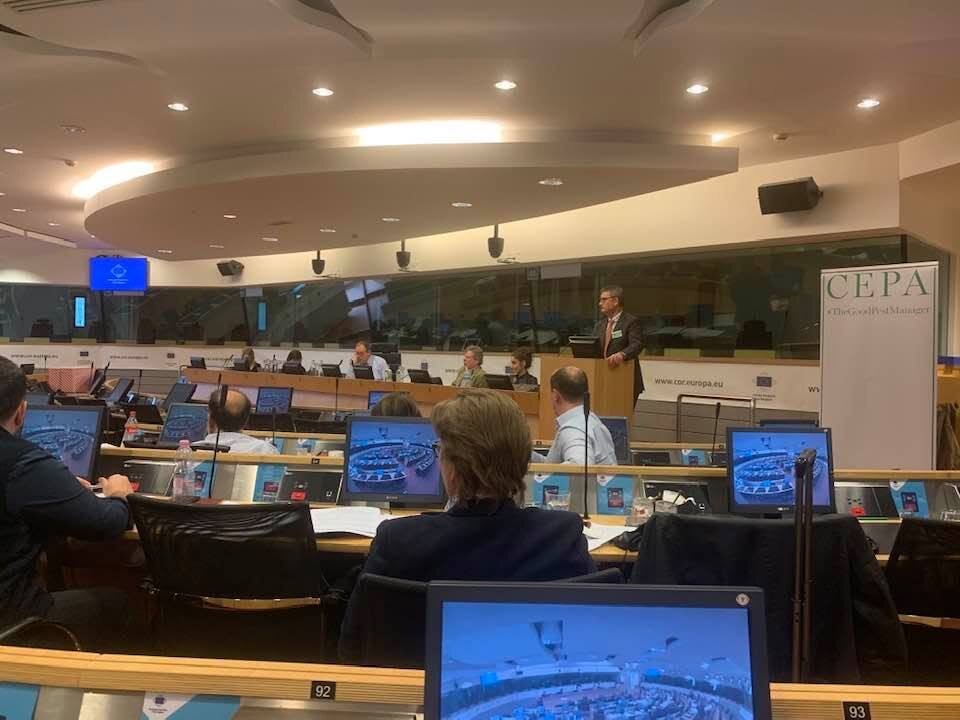 Adunarea Generală CEPA în plen, în sala Comitetului European al Regiunilor